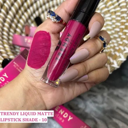TRENDY Beauties Liquid Matte Lipstick 1pcs | 1-12 Shades