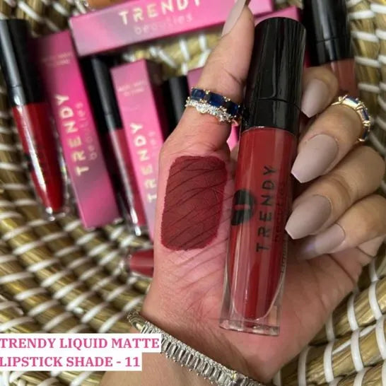 TRENDY Beauties Liquid Matte Lipstick 1pcs | 1-12 Shades