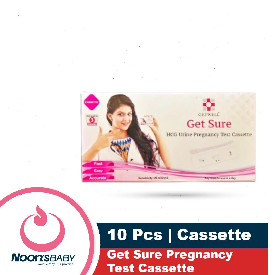 Get Sure Pregnancy Test Cassette - Full Box - 10pcs