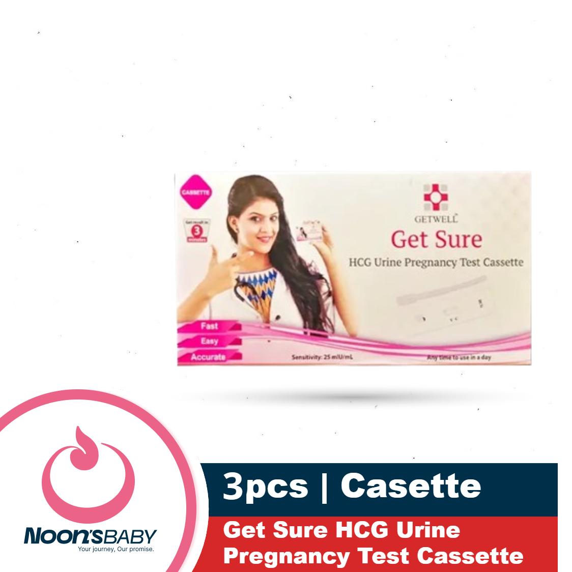 Get Sure Pregnancy Test Cassette - 3pcs