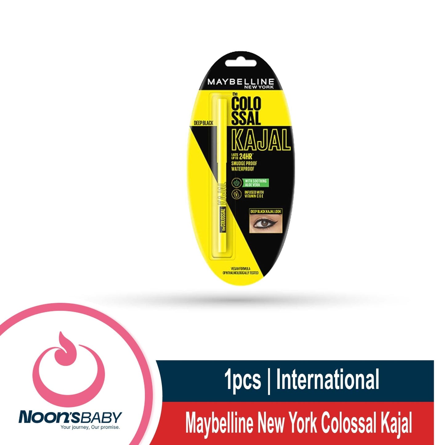 Maybelline New York Colossal Kajal - Black - 0.35g