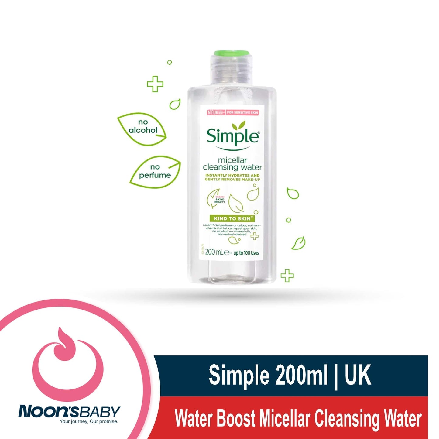 Simple Water Boost Micellar Cleansing Water - 200ml