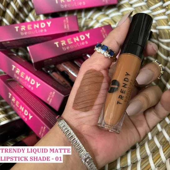 TRENDY Beauties Liquid Matte Lipstick 1pcs | 1-12 Shades
