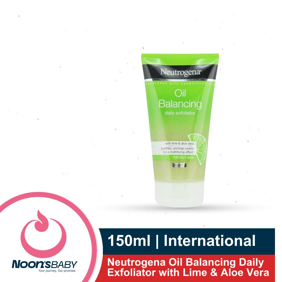Neutrogena Oil Balancing Daily Exfoliator with Lime & Aloe Vera - 150ml