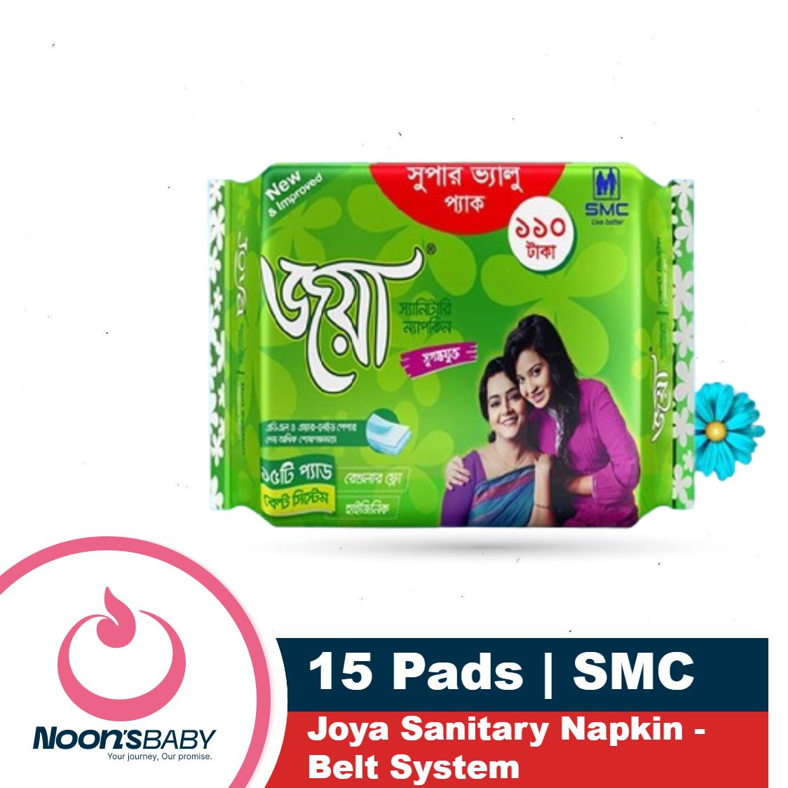 Joya Sanitary Napkin - Belt System - 15 Pads - Single Pack