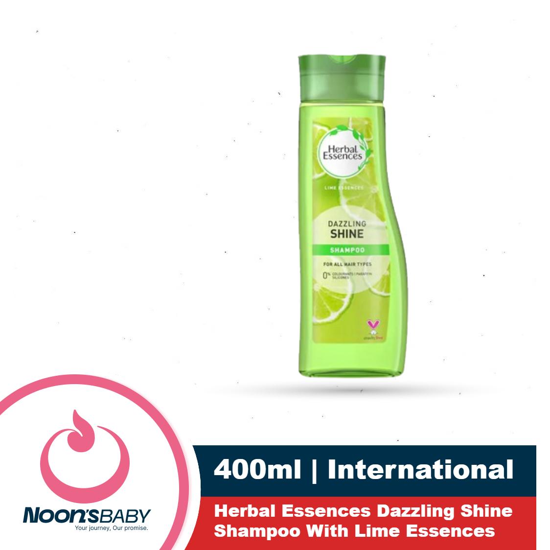 Herbal Essences Dazzling Shine Shampoo 400ml With Lime Essences