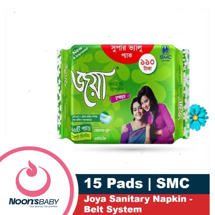 Joya Sanitary Napkin - Belt System - 15 Pads - Single Pack - pad