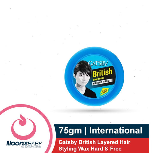 Gatsby British Layered Styling Wax Hard and Free 75g