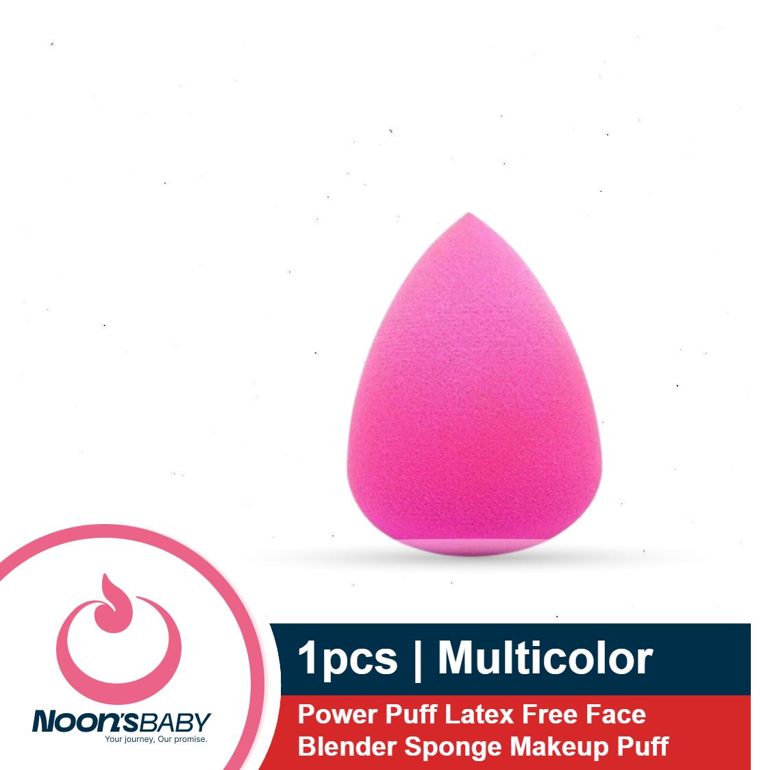 1pcs Power Puff Latex Free Face Blender Sponge Makeup Puff (Multicolor)