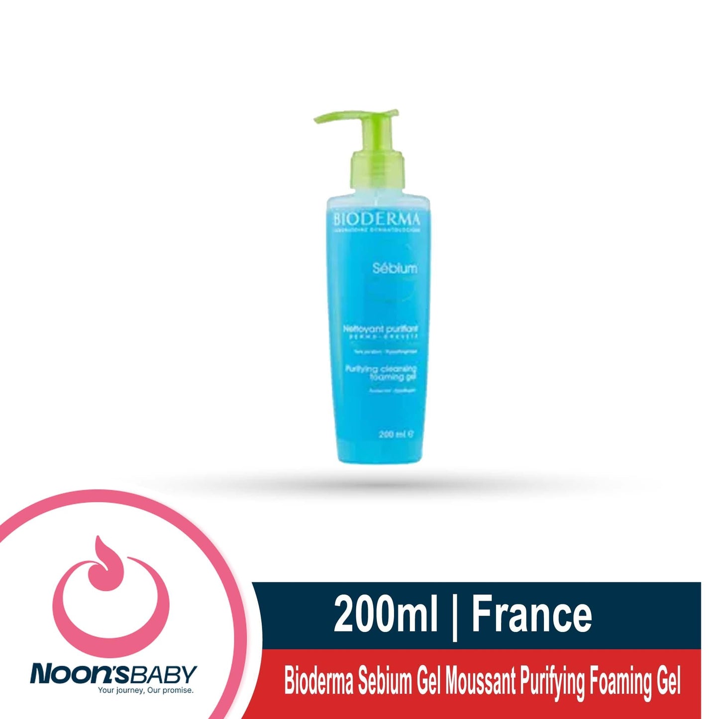Bioderma Sebium Gel Moussant Purifying Foaming Gel 200ml