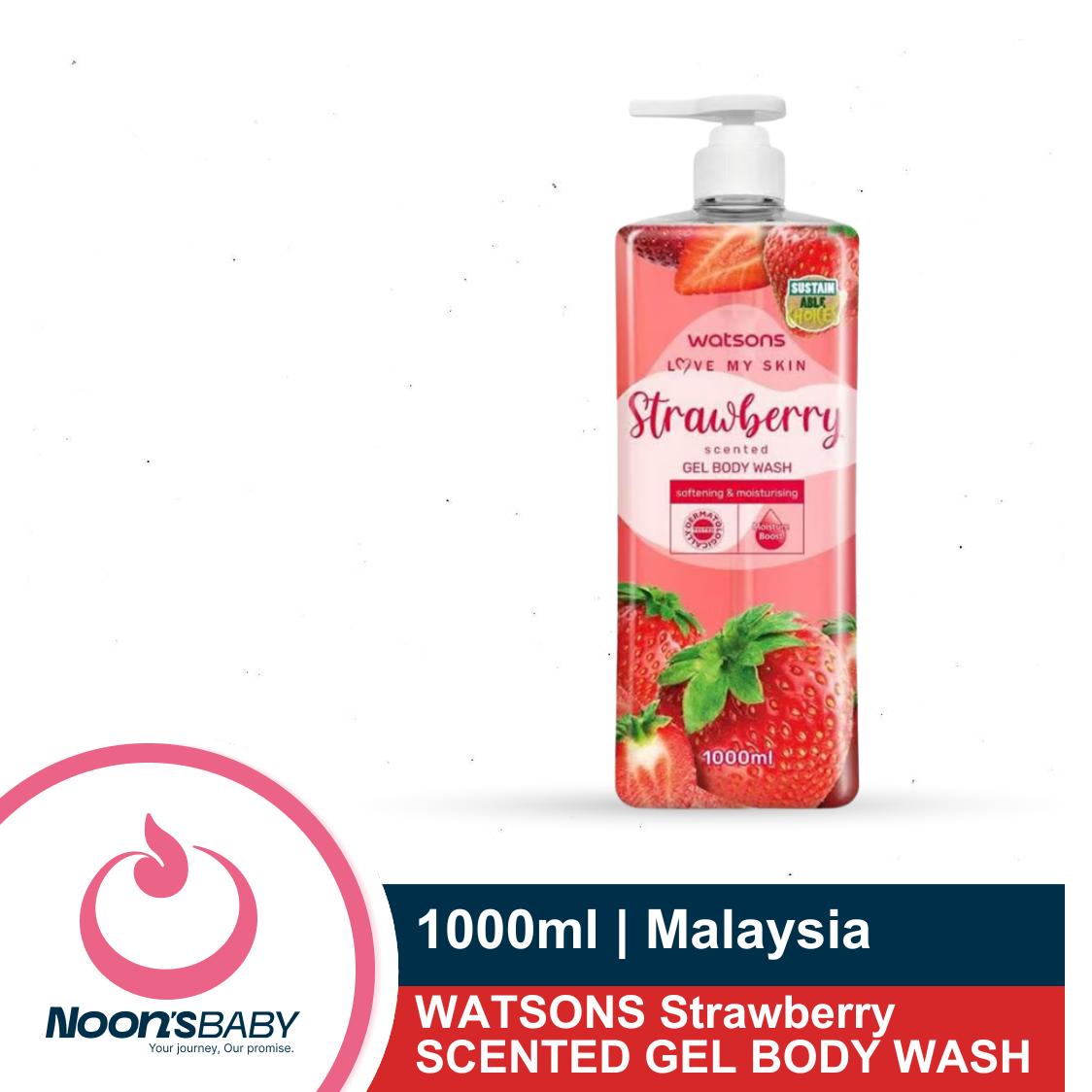 Watsons Love My Skin Strawberry Gel Body Wash 1000ml | Malaysia