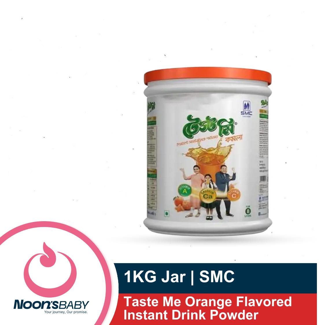 Taste Me Orange Flavored Instant Drink Powder 1kg Jar