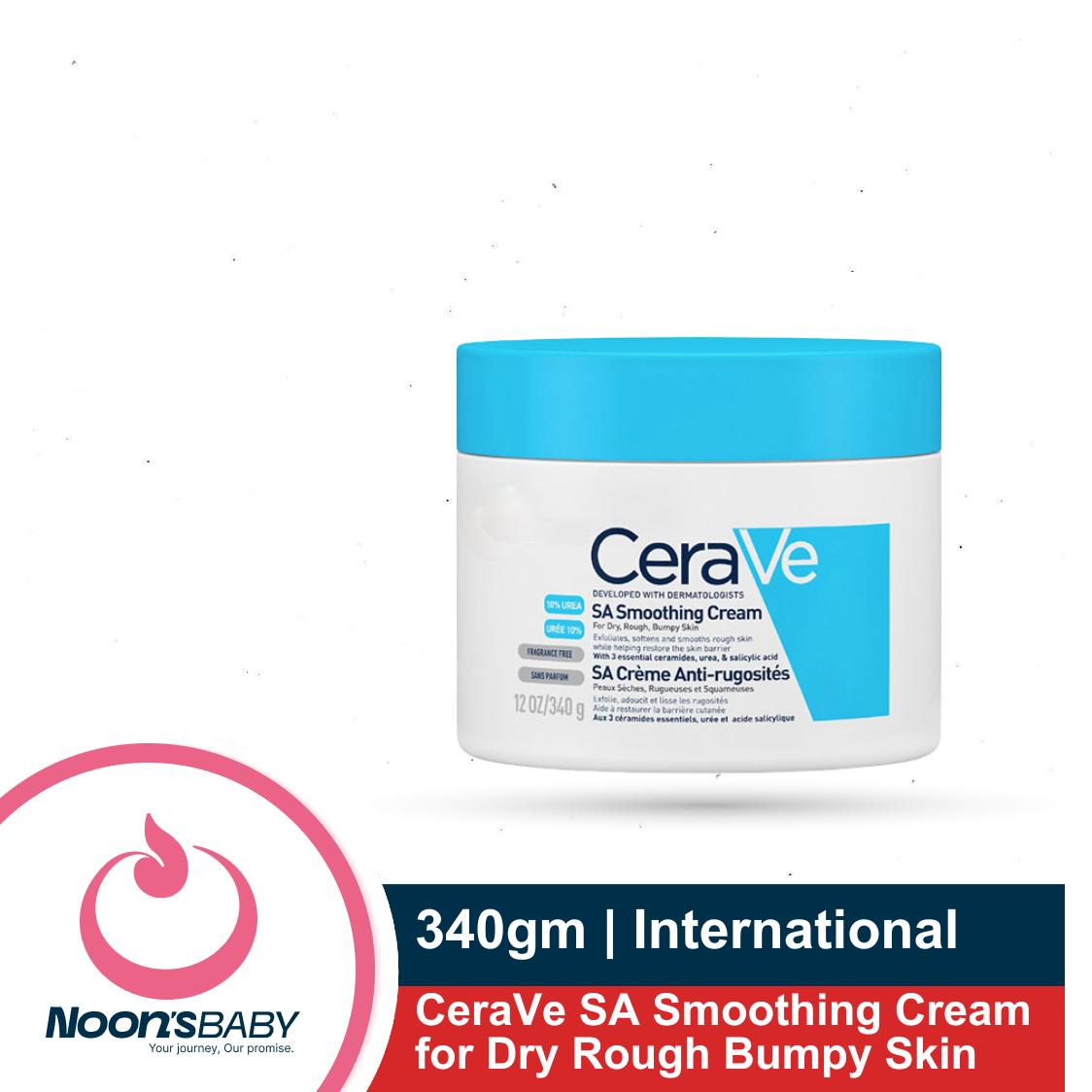 CeraVe SA Smoothing Cream for Dry Rough Bumpy Skin - 340g (International)