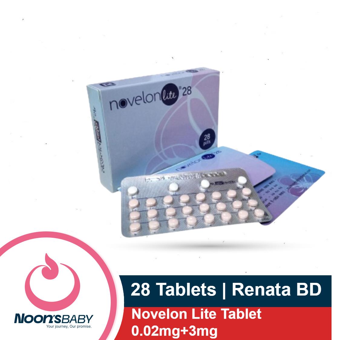 Novelon Lite Tablet 0.02mg+3mg 28 tablets