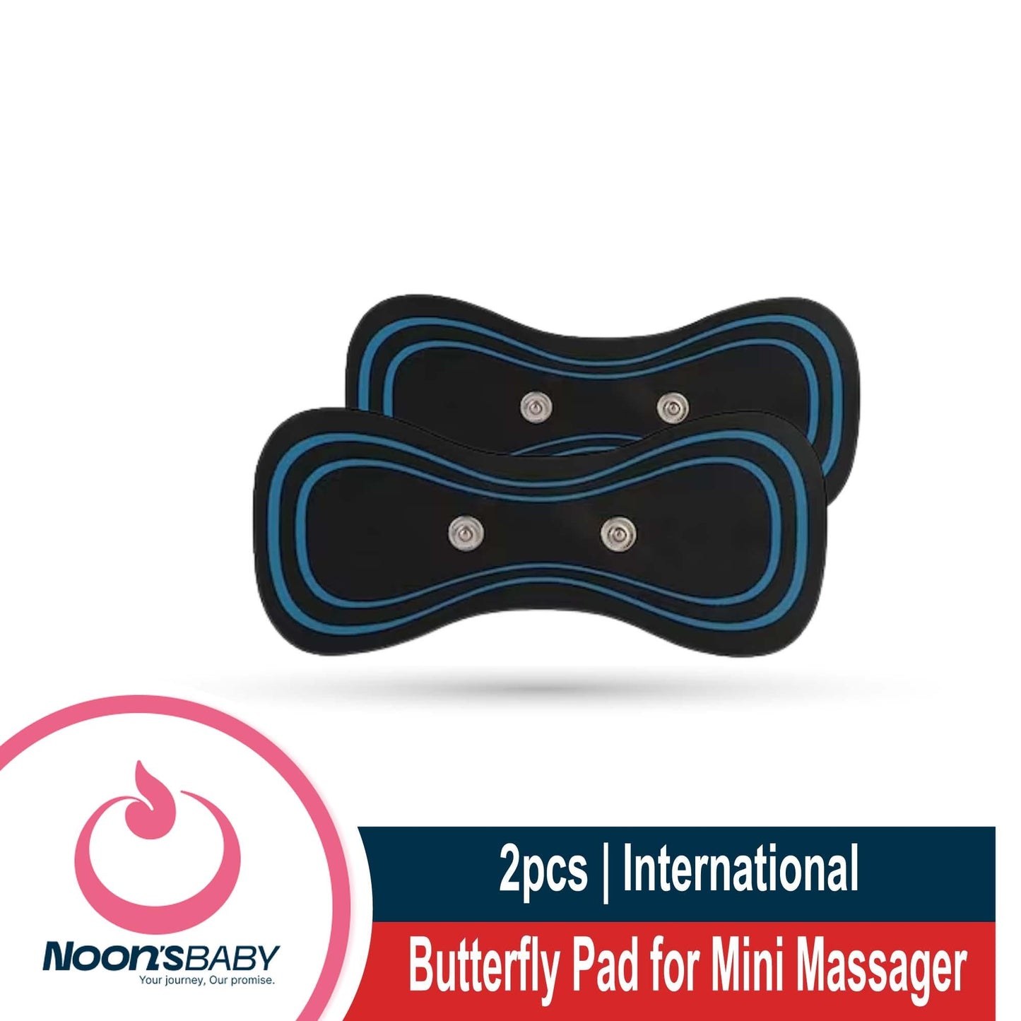 2pcs Butterfly Pad for Mini Massager