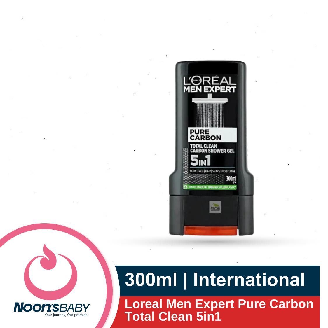 Loreal Men Expert Pure Carbon Total Clean 5in1 Shower Gel 300ml