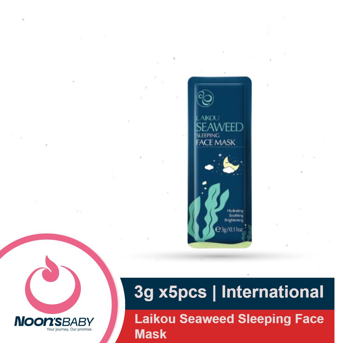Laikou Seaweed Sleeping Face Mask 3g x5 Pack