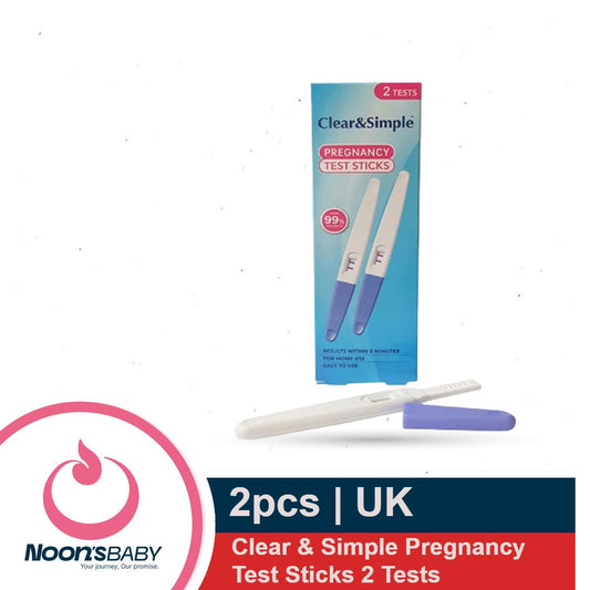Clear & Simple Pregnancy Test Sticks 2pcs