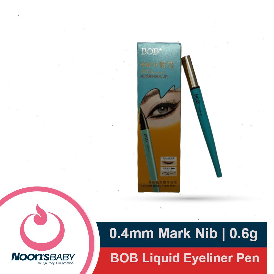 BoB Liquid Eyeliner Pen Black 0.4mm Mark Nib 0.6g Eyeliner