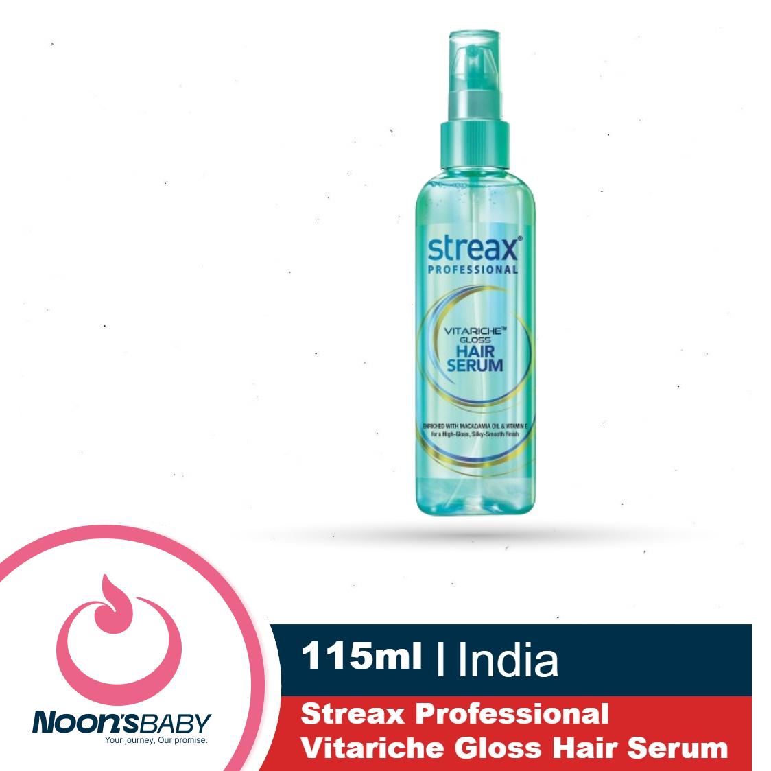 Streax Professional Hair Serum Vitariche Gloss 45ml / 115ml (Indian)