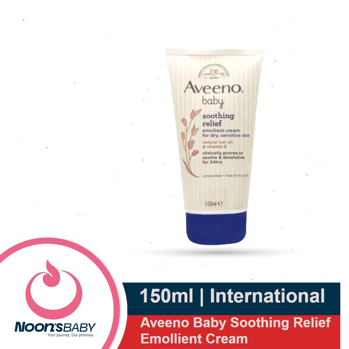 Aveeno Baby Soothing Relief Emollient Cream 150ml (International)
