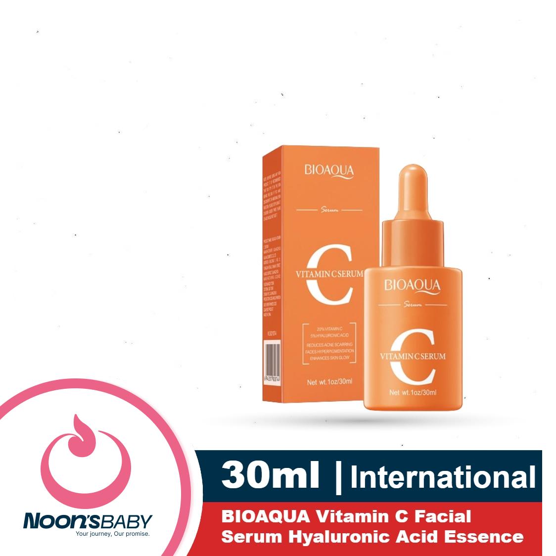 BIOAQUA Vitamin C Facial Serum 30ml Hyaluronic Acid Essence Anti-Aging Moisturizing Face Skin Care