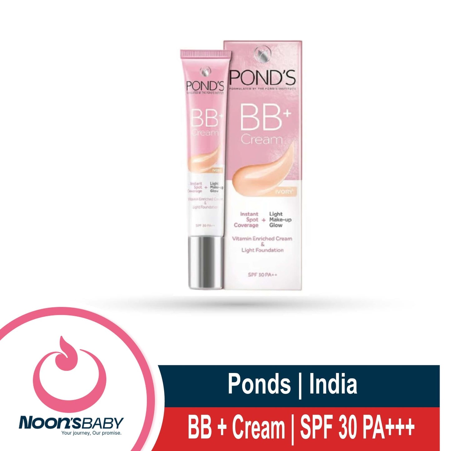 Pond's BB+ Cream With SPF 30 PA++ 18g - Ivory
