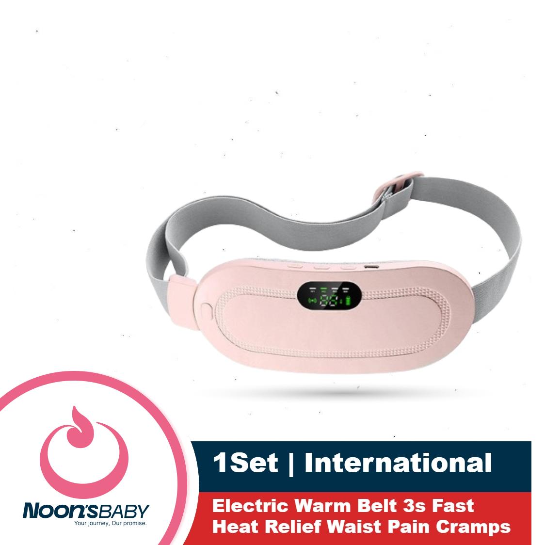 Electric Warm Belt 3s Fast Heat Relief Waist Pain Cramps Vibrating Abdominal Electric Belt