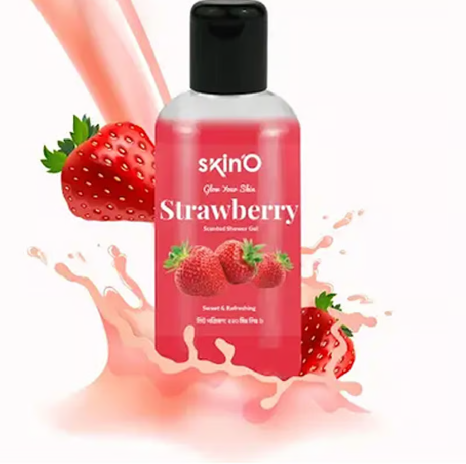 Skin’O Glow Your Skin Strawberry Scented Shower Gel 220ml | Made in Bangladesh