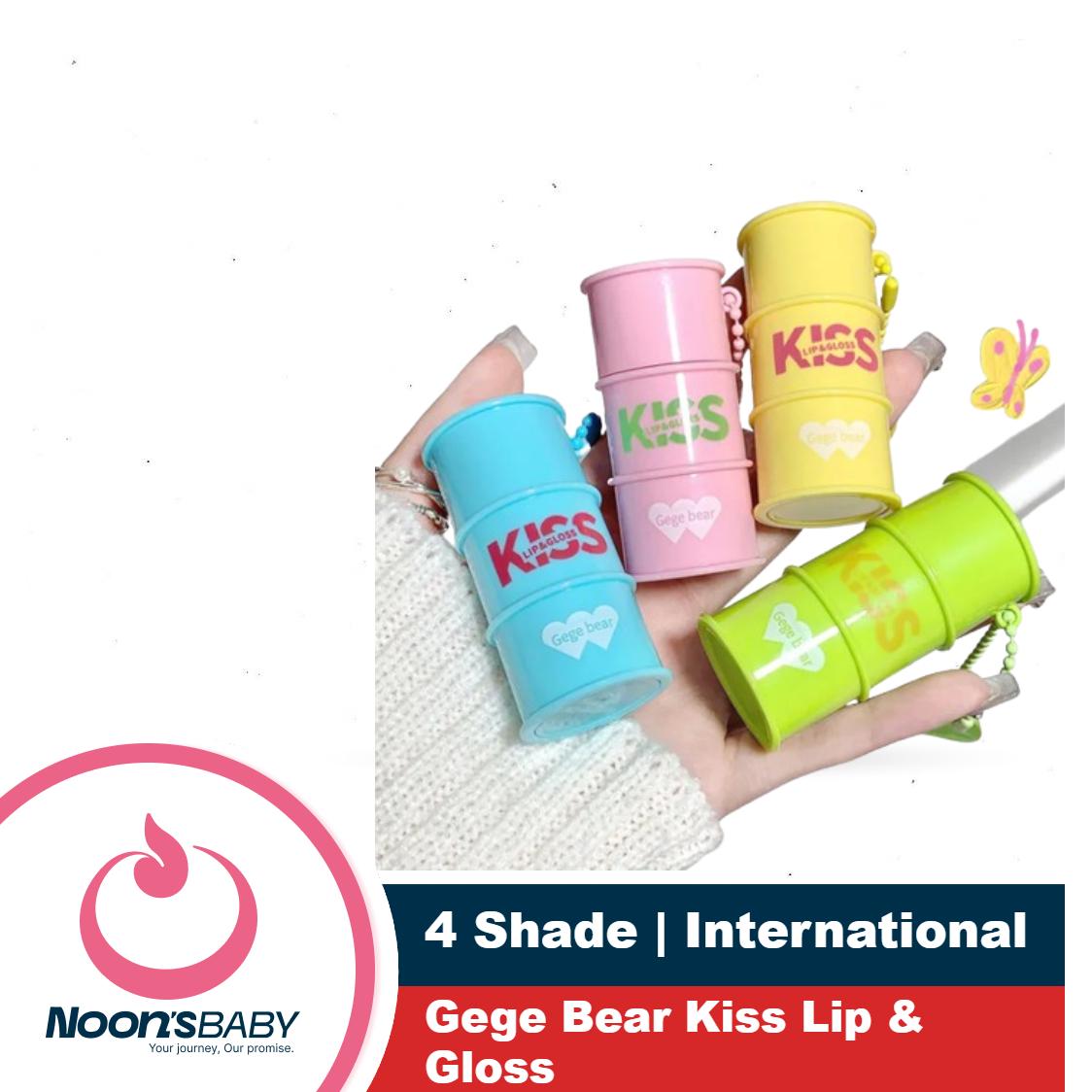 Gege Bear Kiss Lip & Gloss 4 Shades Available