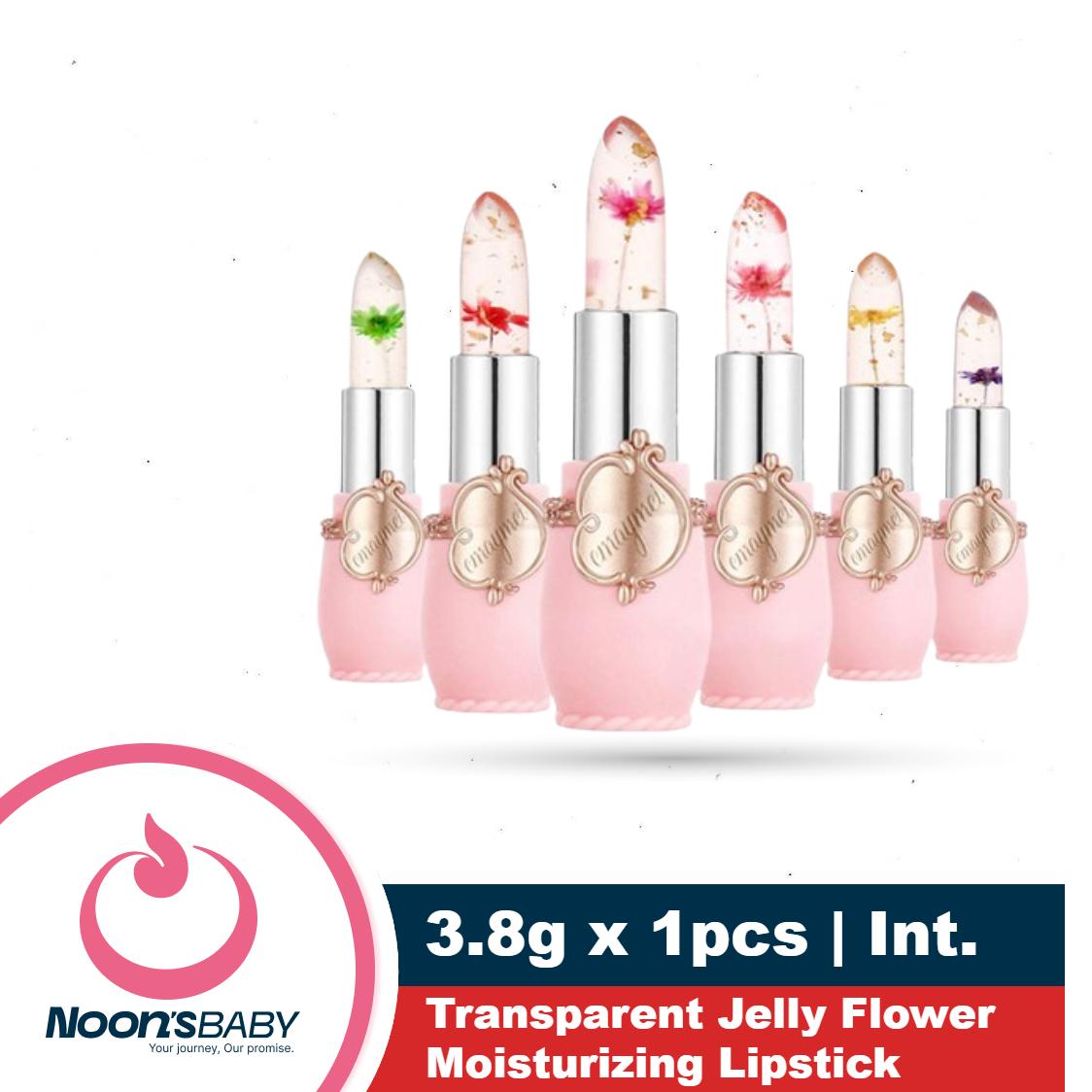 Transparent Jelly Flower Moisturizing Lipstick 6 Shades Available | Temperature Color Changing Lip Balm Long-lasting Lip Care | Lipstick for Women Daily Basic Lips Makeup Cosmetic