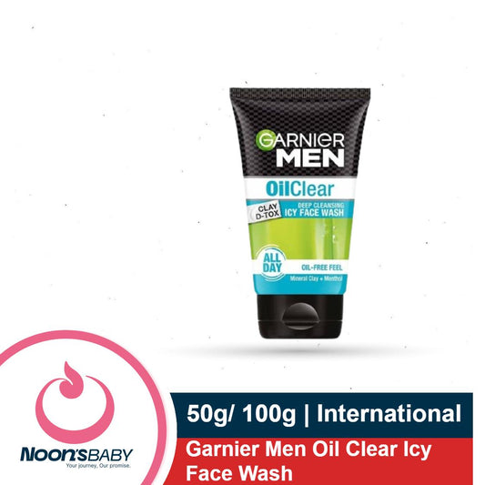 Garnier Men Oil Clear Deep Cleansing Icy Face Wash 50gm/ 100gm | India