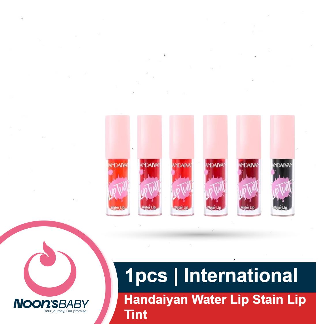 Handaiyan Water Lip Stain Lip Tint | Shade 1-6 | Waterproof Long lasting Smudge proof Plumper Liquid Lipstick and Moisturizing Blush| High pigmented lip Gloss