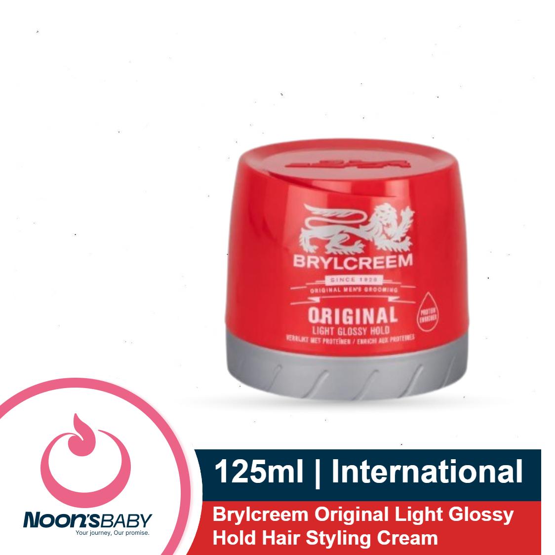 Brylcreem Original Light Glossy Hold Hair Styling Cream 125ml