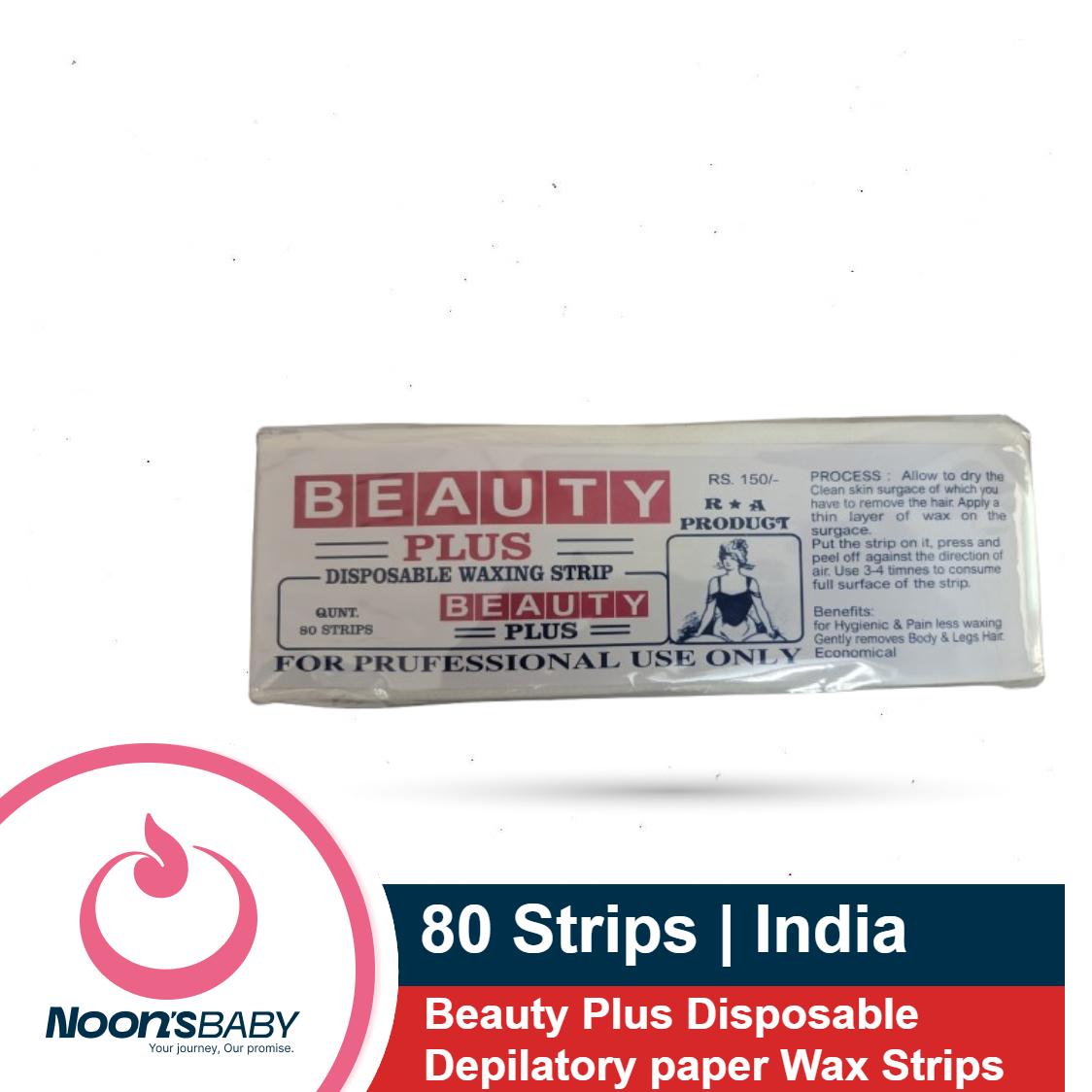 Beauty Plus Disposable Depilatory paper Wax Strips 80pcs | India