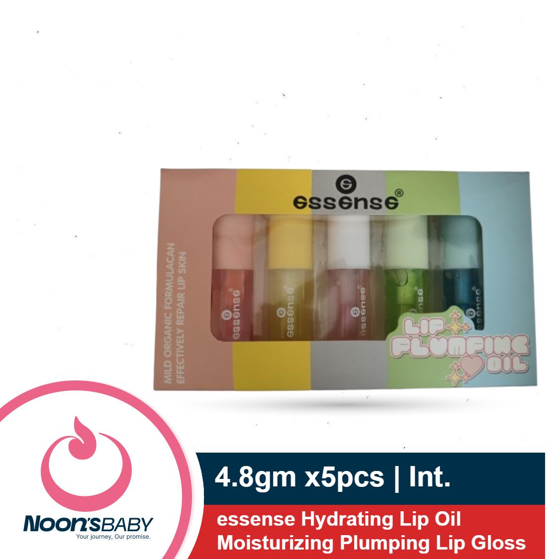 essense Hydrating Lip Oil Moisturizing Plumping Oil Lip Gloss 4.8gm 5pcs Set
