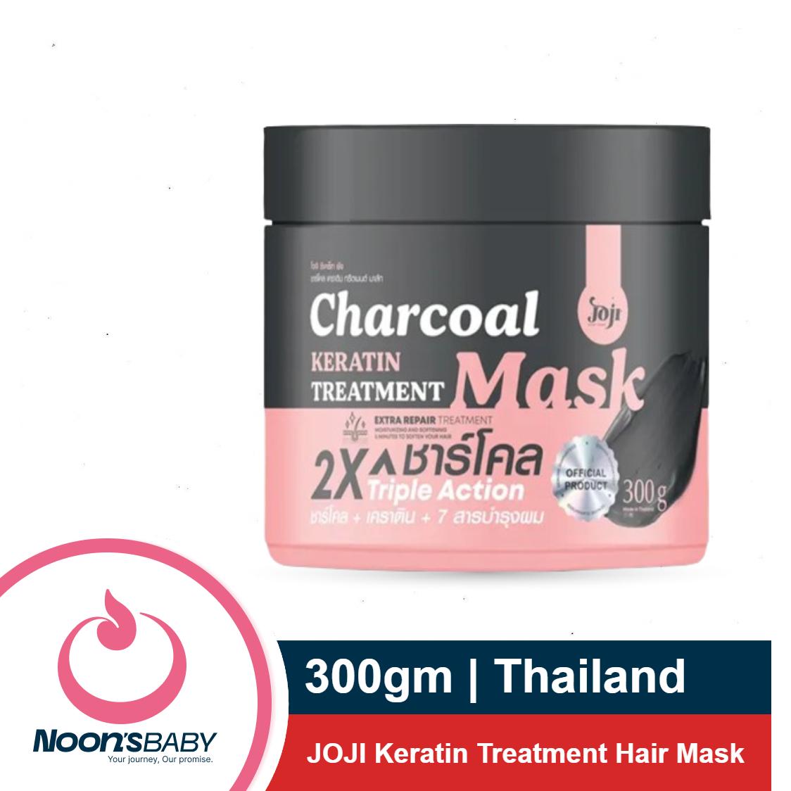 JOJI Keratin Treatment Hair Mask Restore Secret Young Charcoal Damaged 300g | Thailand