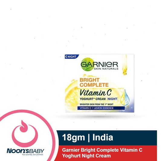 Garnier Bright Complete Vitamin C Yoghurt Night Cream 18gm | India