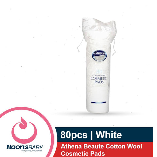 Athena Beaute Cotton Wool Cosmetic Pads 80pcs White