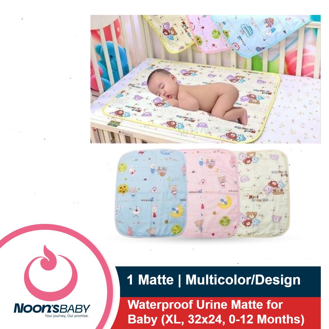 Waterproof Urine Matte for Baby (XL 32x24" 0-12 Months Multicolor & Design)
