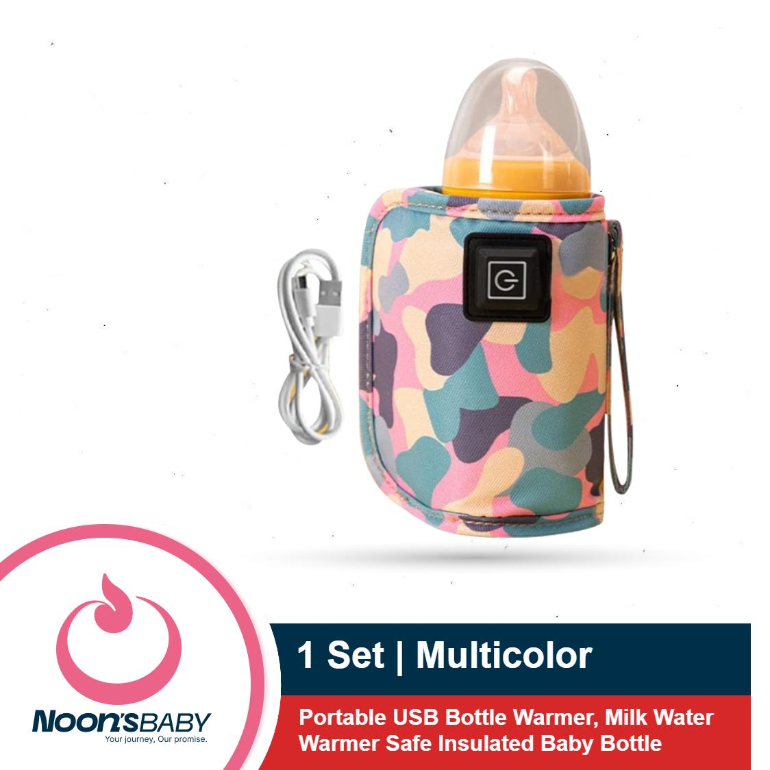 USB Milk Water Bottle Warmer Travel Stroller Insulated Bag Infant Bottle Feeding Warmer | Portable USB Bottle Warmer, Milk Water Warmer Safe Insulated Baby Bottle Stroller Bag Multipurpose On The Go Outdoor Winter for Mom Daycare Travel