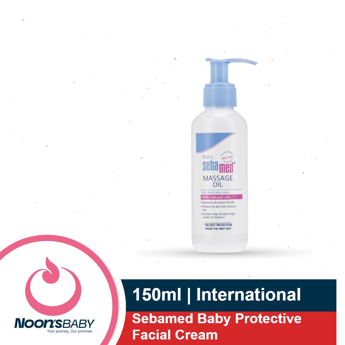 Sebamed Soothing Baby Massage Oil 150ml With Soya Oil| Non- greasy | Ideal for newborn | Germany