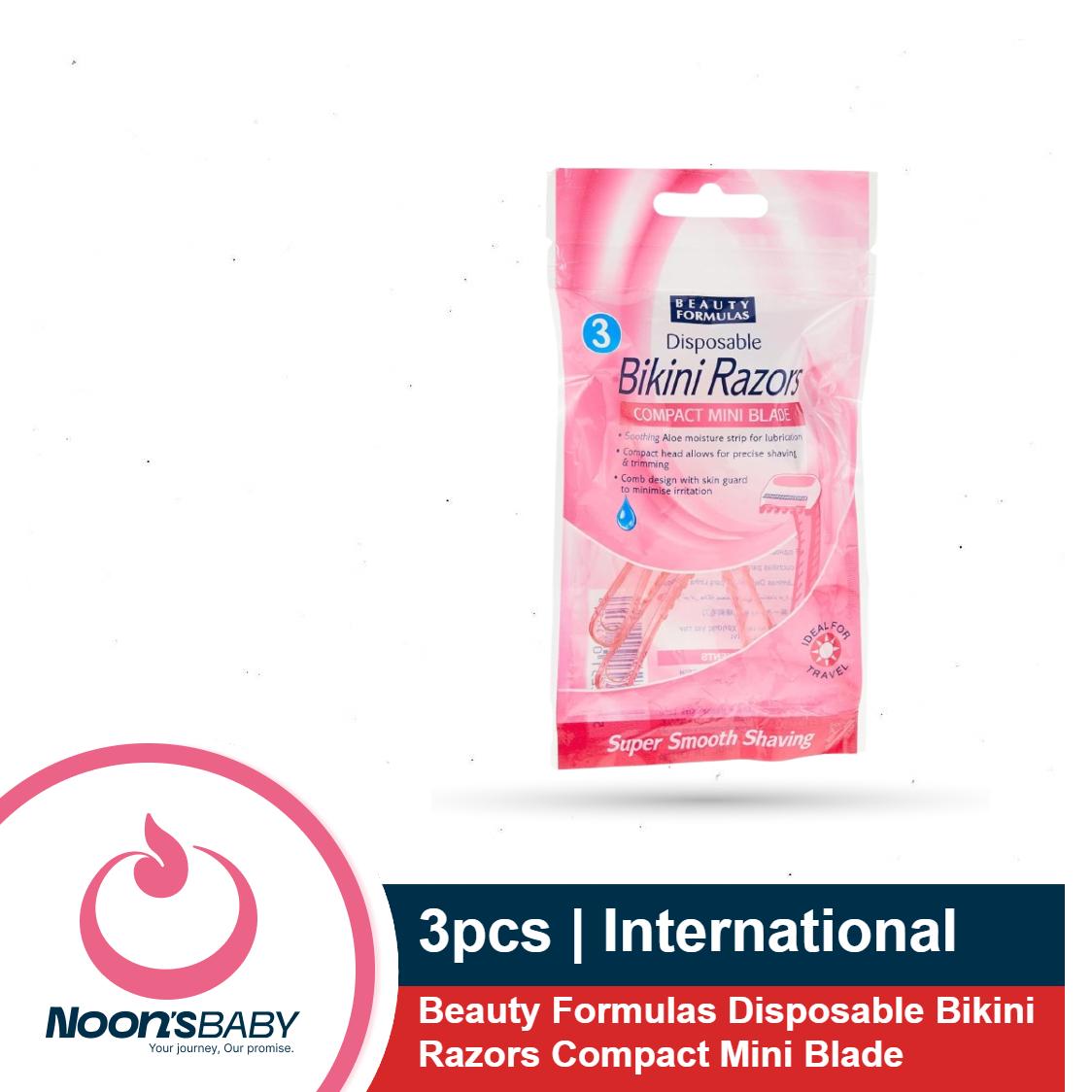 3pcs Razor Beauty Formulas Bikini Razors Compact Mini Blade
