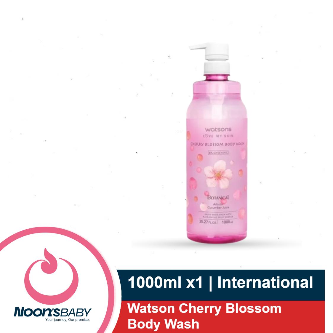 Watsons Botanical Brightening Cherry Blossom Body Wash 1000ml