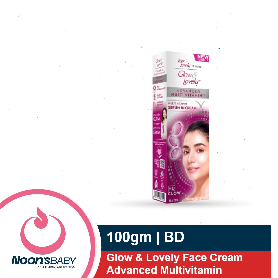 Glow & Lovely Face Cream Advanced Multivitamin 100gm | Bangladesh