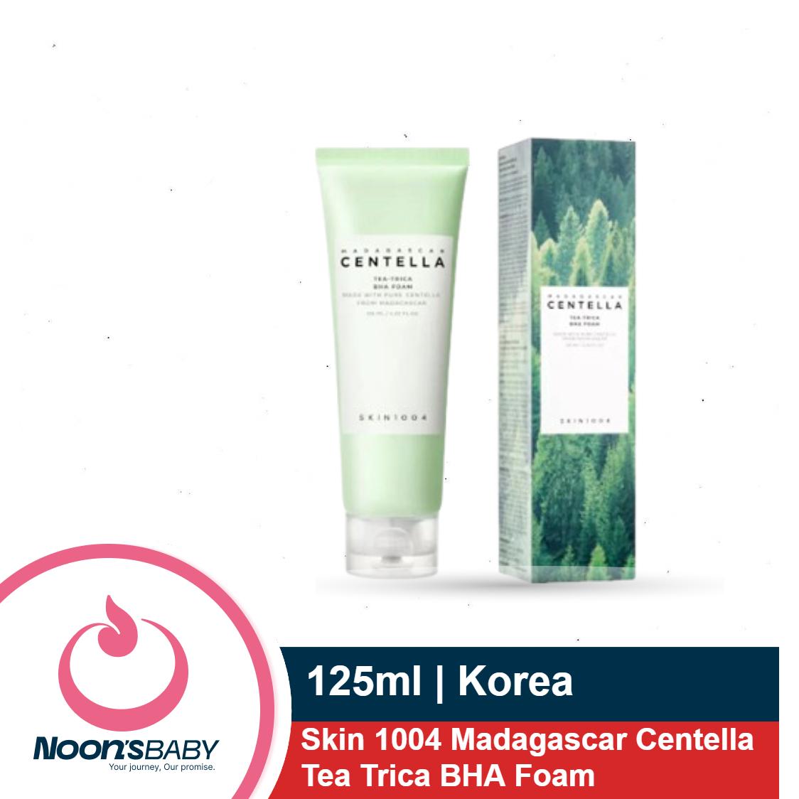 SKIN1004 Madagascar Centella Tea-Trica BHA Foam 125ml, Professional Cleansing Care and Relief to Acne-Prone Skin | Korea