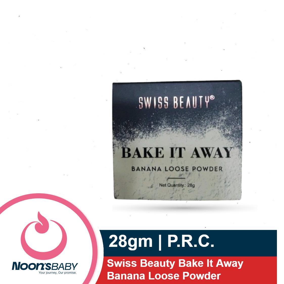Swiss Beauty Bake It Away Banana Loose Powder 28gm