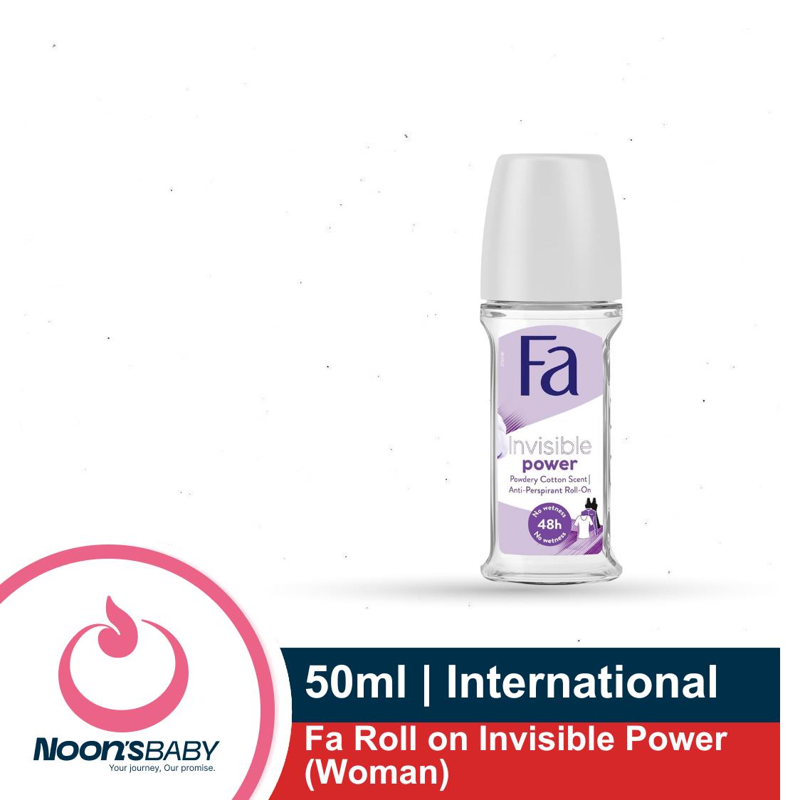 Fa Roll on Invisible Power for Woman 50ml | Made in UAE