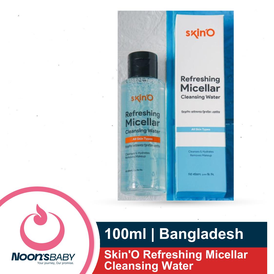 Skin'O Refreshing Micellar Cleansing Water 100ml | Made in Bangladesh