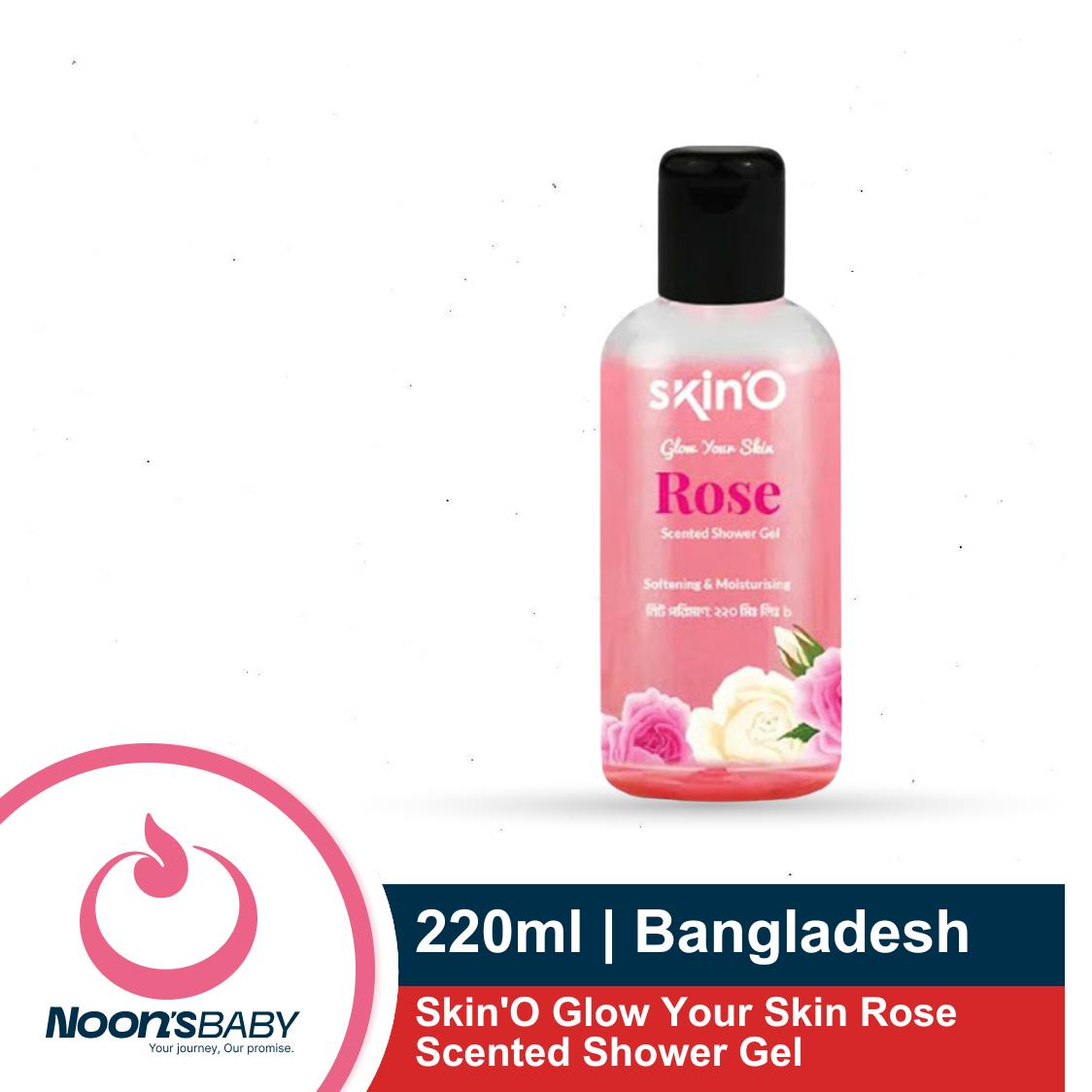 Skin'O Glow Your Skin Rose Scented Shower Gel 220ml | Made in Bangladesh